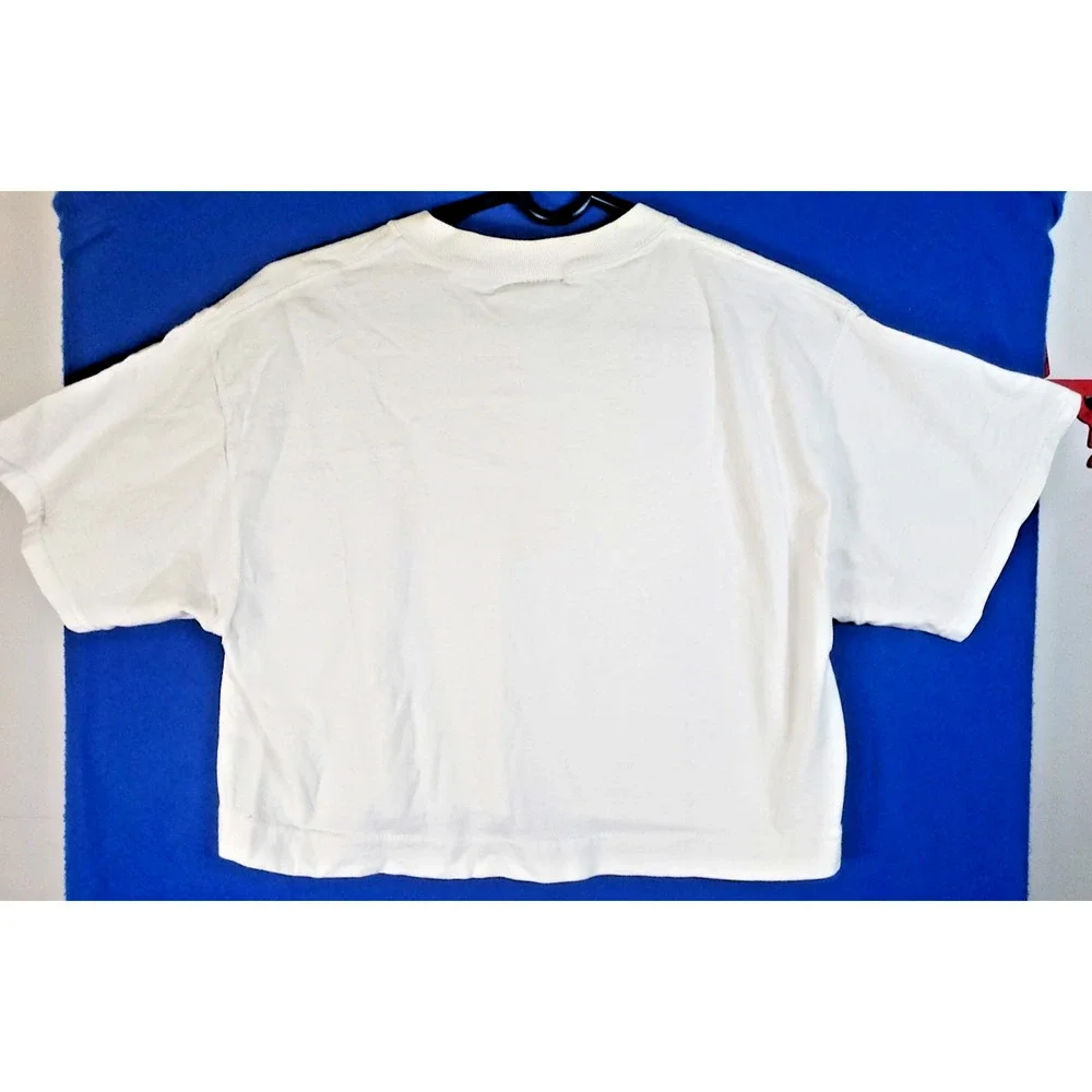 NEW YORK Crop Vintage USA Top Shirt Women’s Size Large - Picture 5 of 13